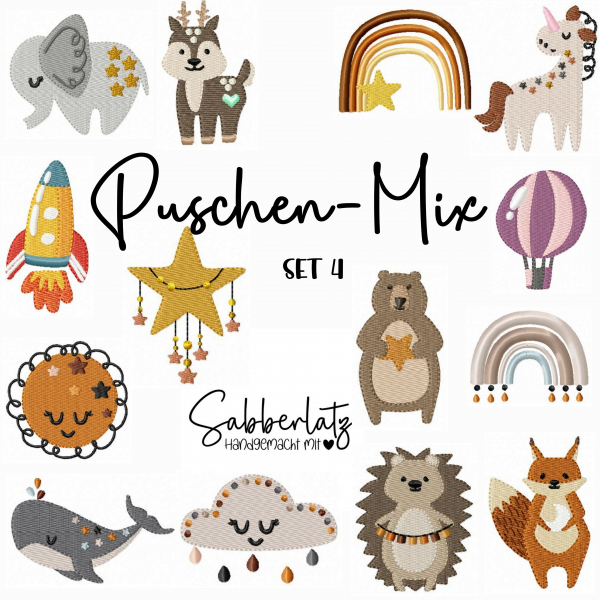 Preview: Puschen-Mix Set 4